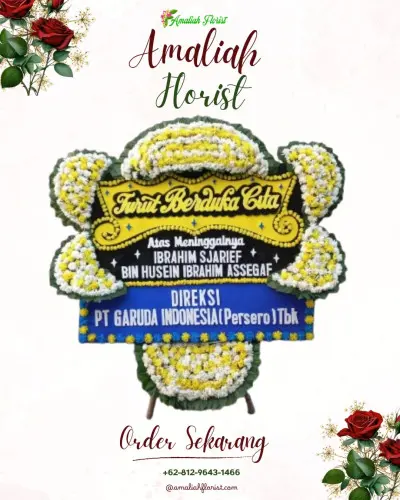 Papan Bunga Duka di Rawa Sari