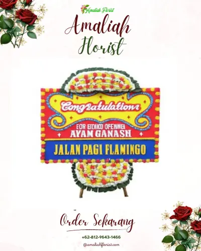 Bunga Papan Congratulation di Rawa Sari